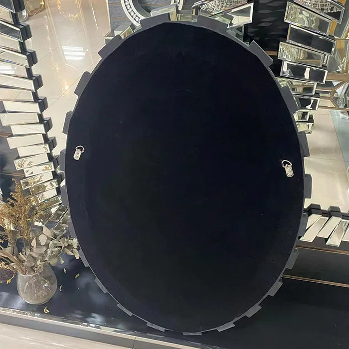 Mirrors Home Wall Decor Wall Hanging Spelling Large Oval Mirror