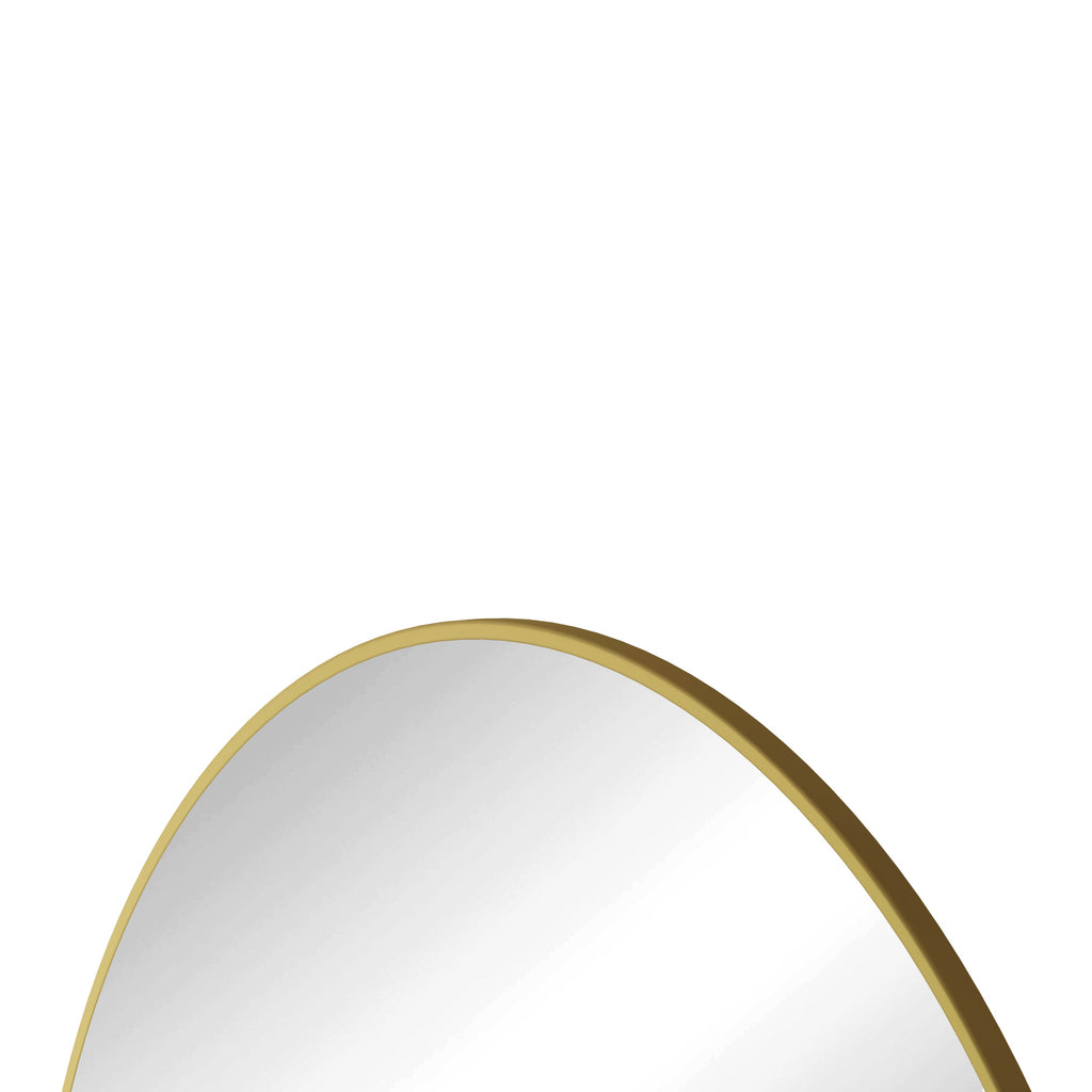 Wall Mirror 42 Inch Gold Circular Mirror Metal Framed Round Vanity for Bathroom